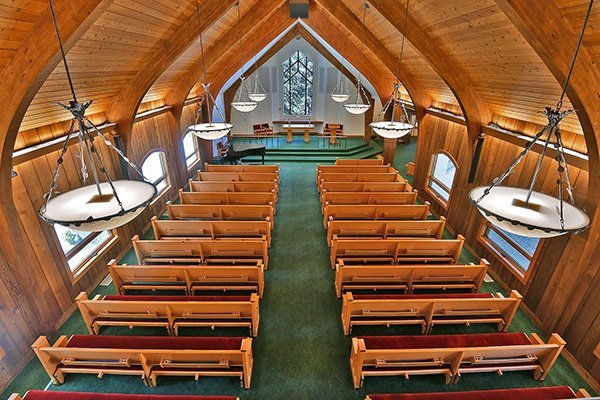 Interior at the Vail Interfaith Chapel Interior at the Vail Interfaith Chapel